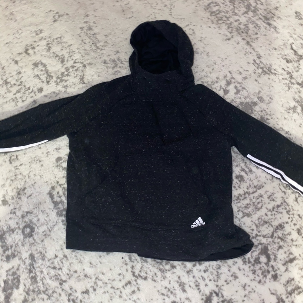 black speckled adidas sweatshirt